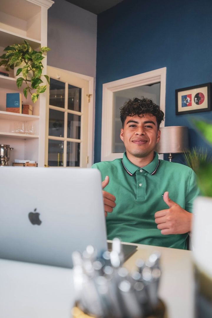 moises at the office