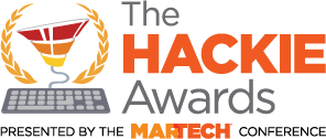 Hackie Awards logo recognizing excellence in customer experience marketing campaigns