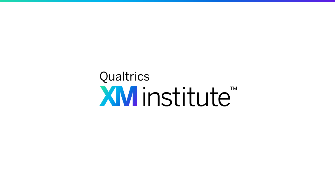 XM Institute logo, experience management operating framework partner