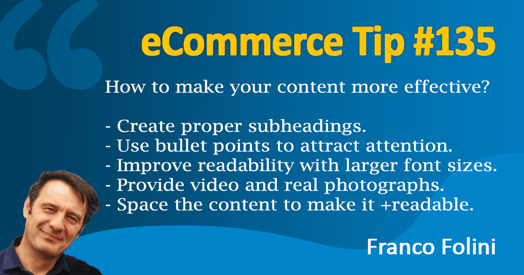 eCommerce: Learn how to create effective content and improve your Conversion Rate