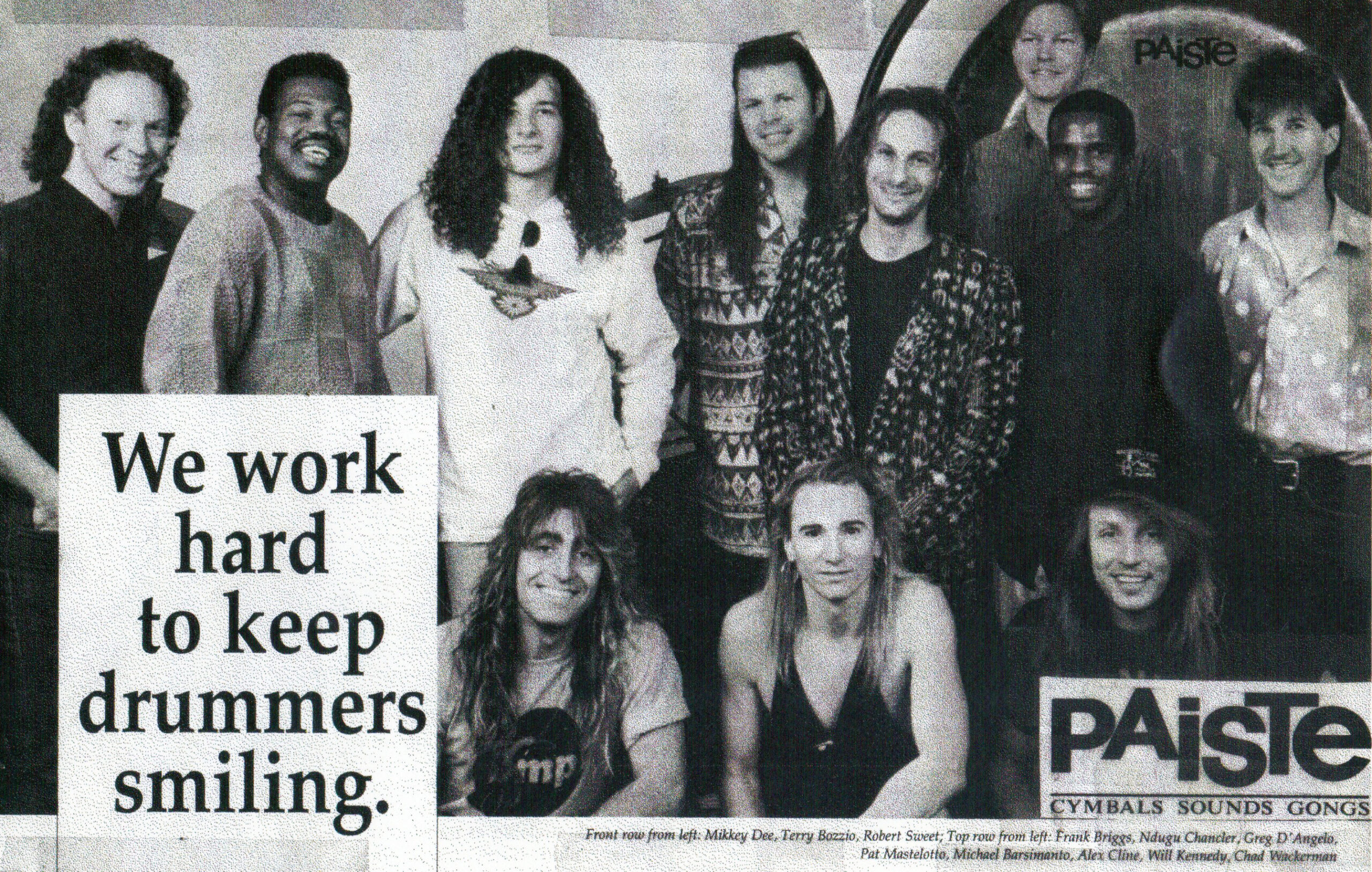 1993 Paiste Cymbals Ad