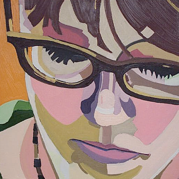 "Anna," Oil on Canvas, 12" x 12", $450