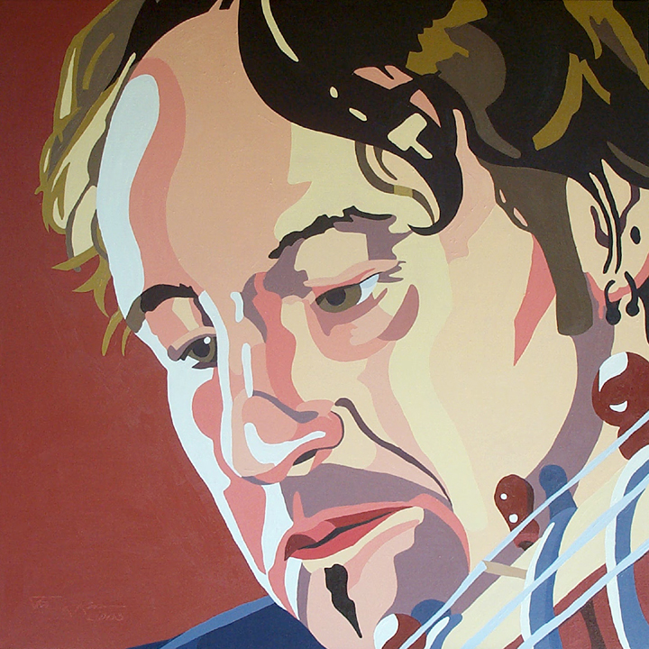 "Bill," Oil on Canvas, 36" x 36", $3900