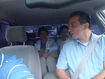Alberto asks Tamiko if she wants to drive.