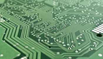 technology computer lines board