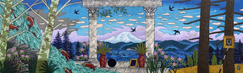 Artist Michael Samuelson - Mountain Wallpapers - Elegant Full HD Collection