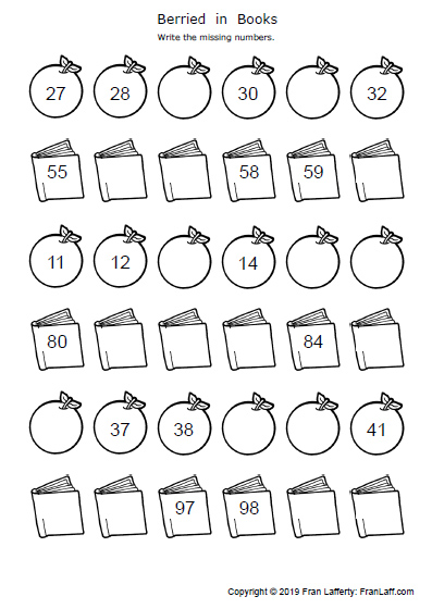 Numbers 1 to 100 Mega Packet – FranLaff.com