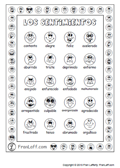 Spanish Adjectives Franlaff Com