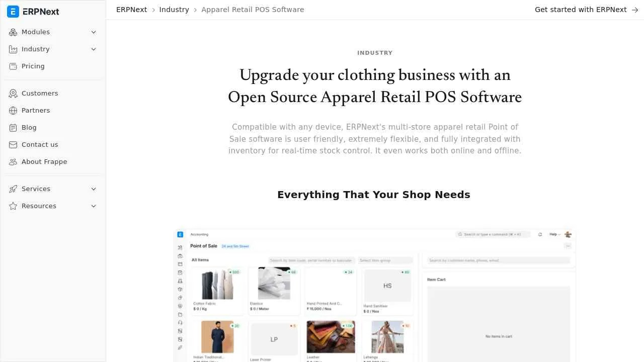 Upgrade Your Clothing Business With An Open Source Apparel Retail Pos