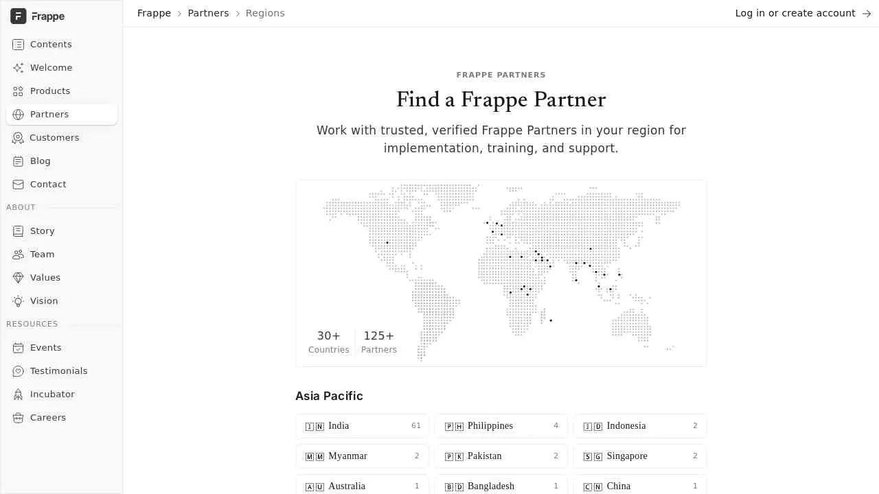 Find A Frappe Partner