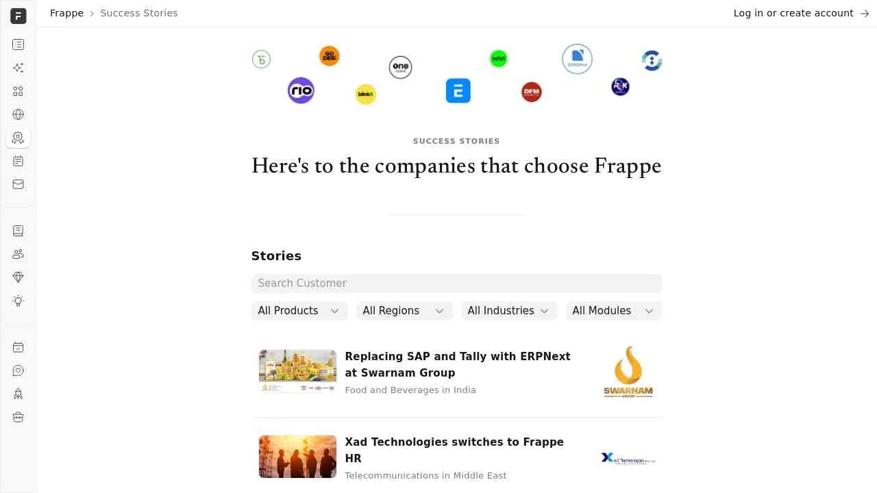 Frappe S Success Stories