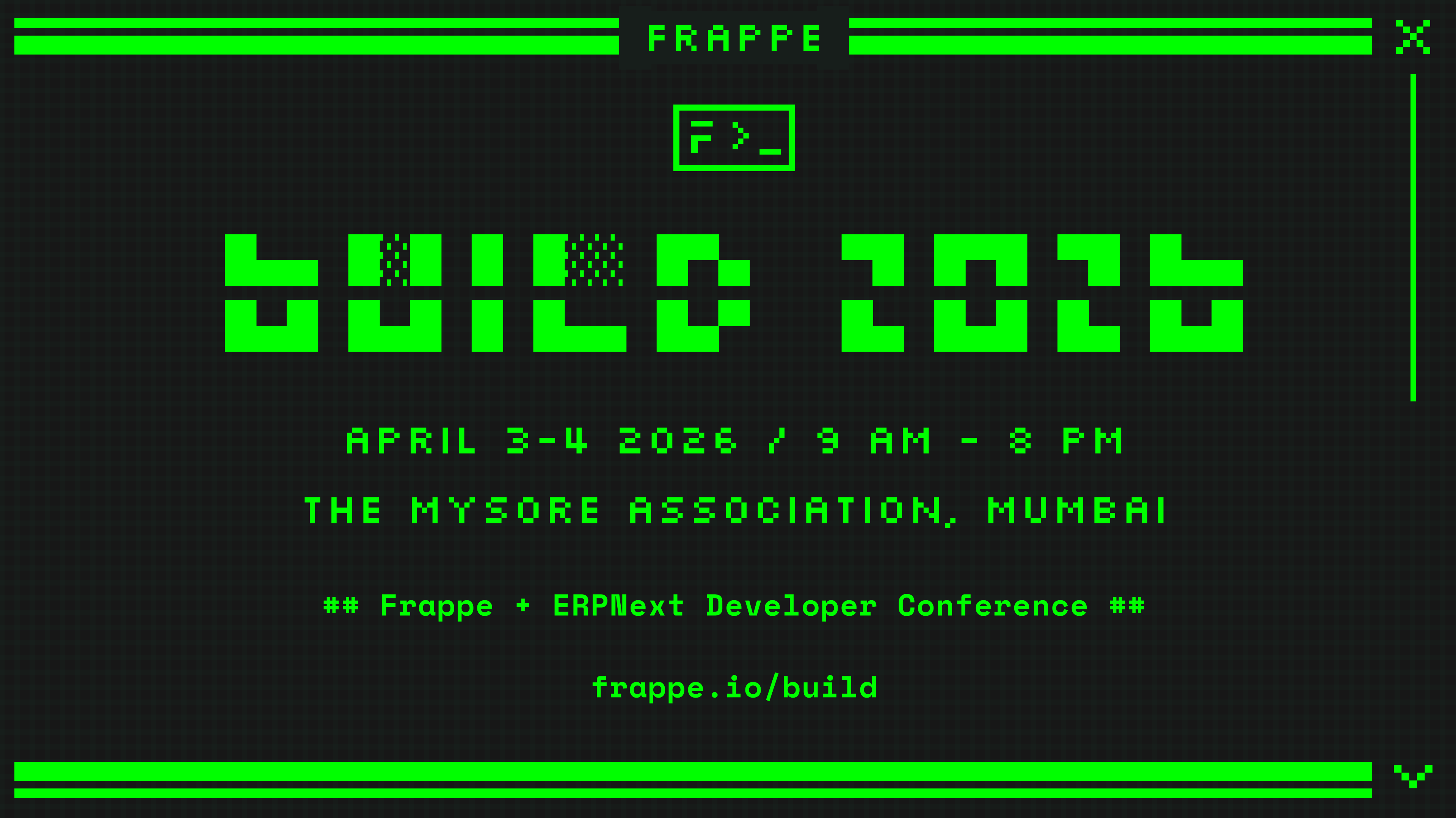 Frappe Build 2026 Revisiting Our Roots Building What S Next Frappe Blog 