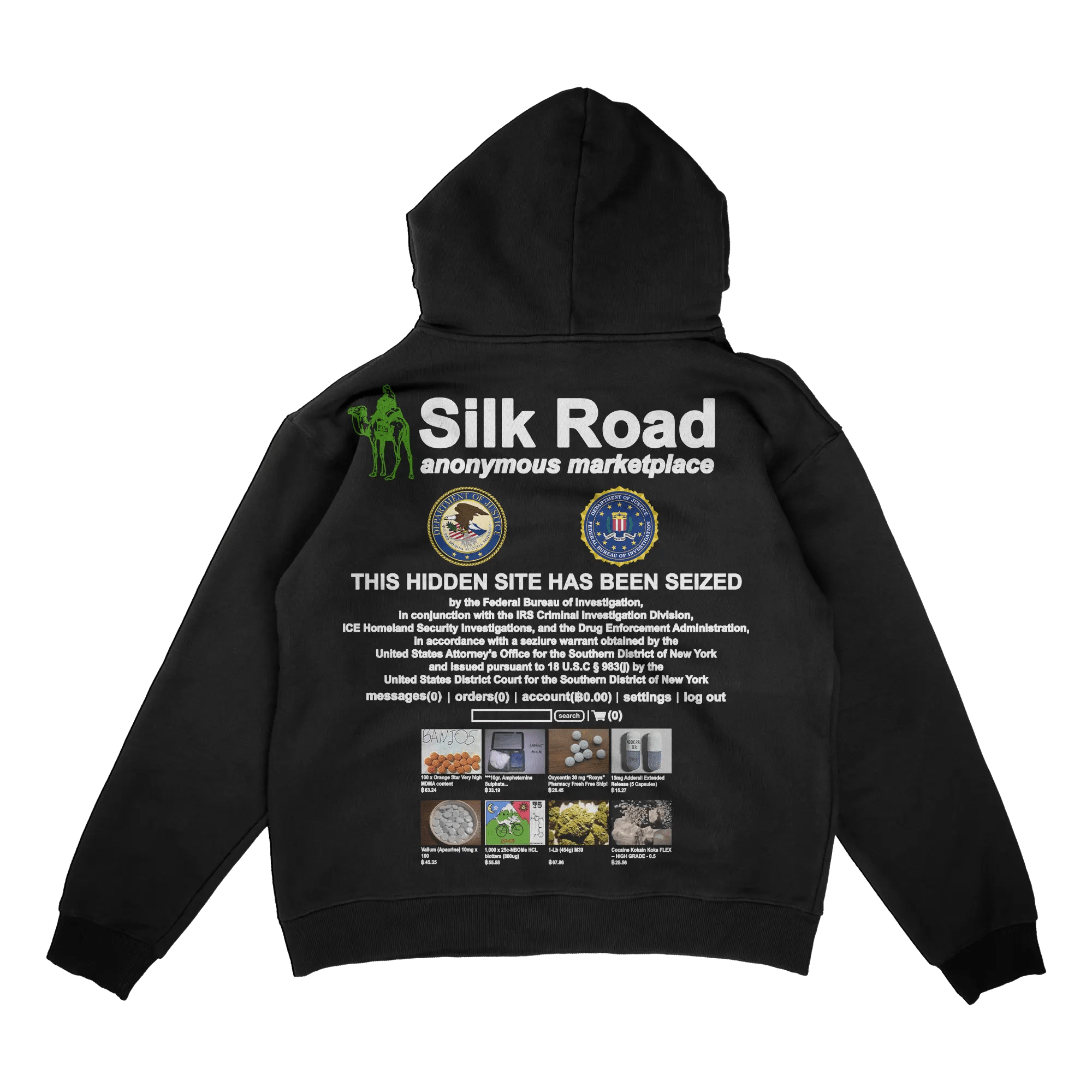 silk road hoodie