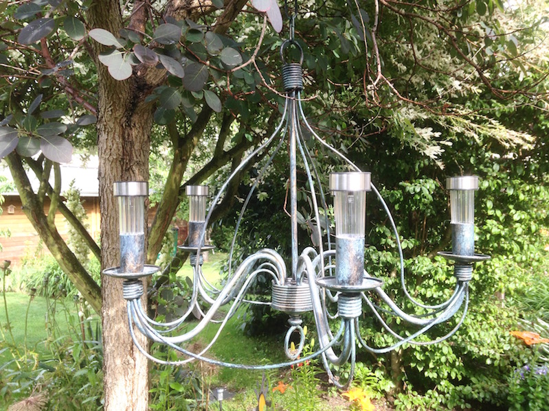 Garten Terrasse Solar Lichter Wasserdichte Led Hangelampe Garten Kronleuchter Kaltweiss Bioethicskenya Org