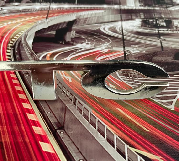 Original Triumph TC Car Badge