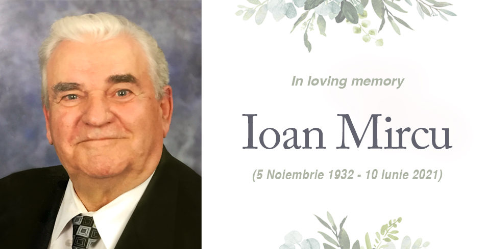 Ioan Mircu – Obituary