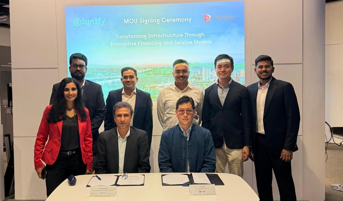 Signify Singapore and Faraday Energy establish partnership to jointly pursue Light-as-a-Service and Infrastructure-as-a-Service