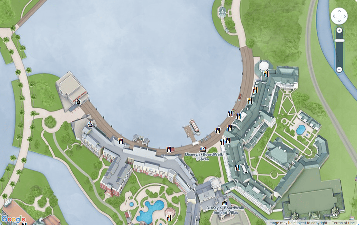 Disney S Boardwalk Inn A Review Disney Boardwalk Map Orig 