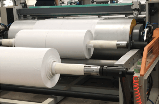 Auto Change Roll FIBC Dual Extruder Lamination Machine