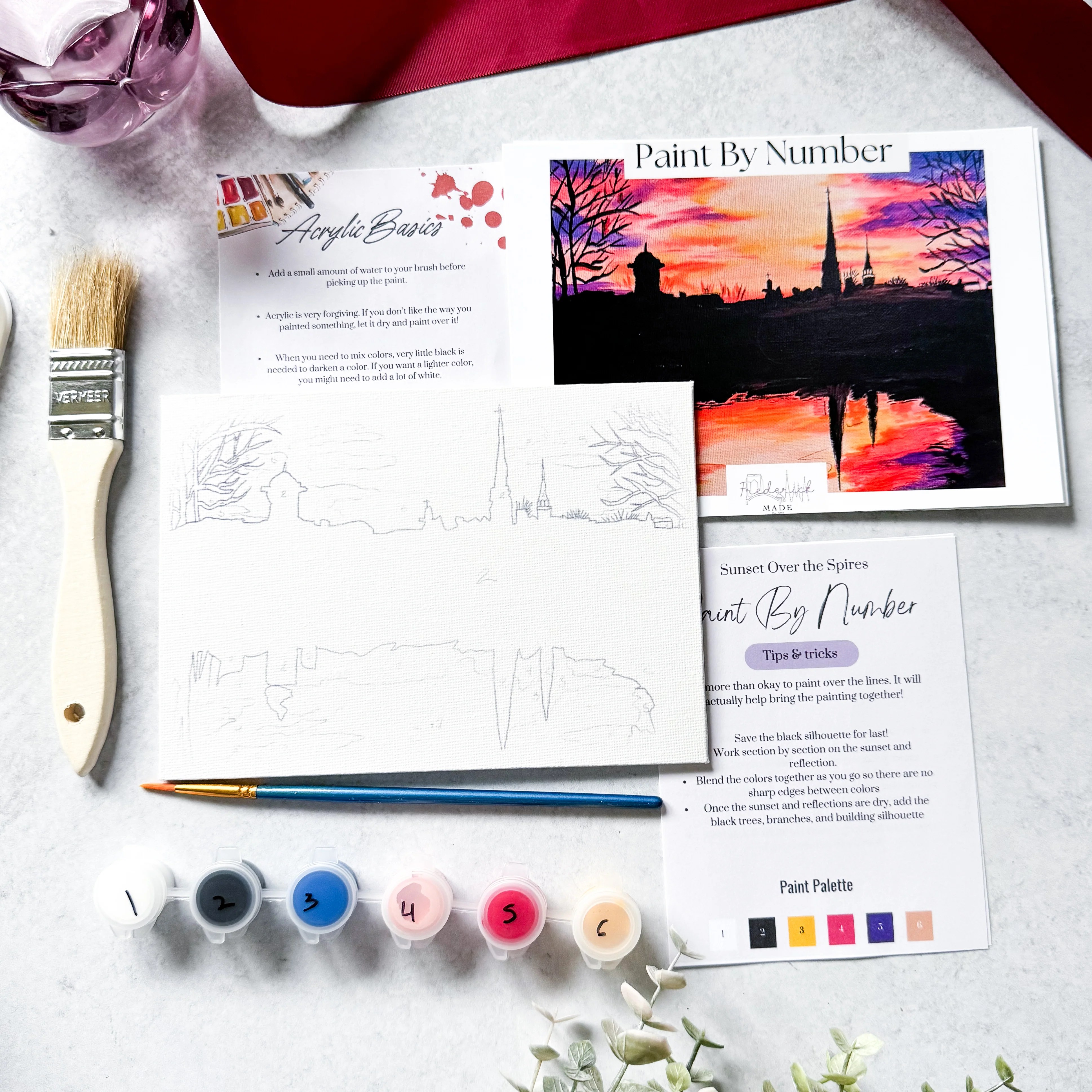 Frederick Spires Mini Paint By Number Frederickmade