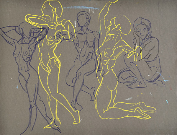 Pose Sequence, 2013, by Fred Hatt
