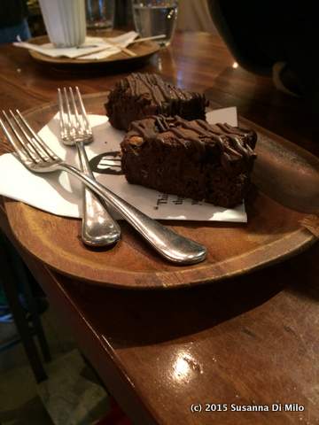 Chocolate Brownies at the Chocolate Restaurant