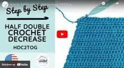 How To Half Double Crochet Decrease Hdc Dec Free Crochet Patterns - Ultra HD 4K Abstract Arts | Free Download