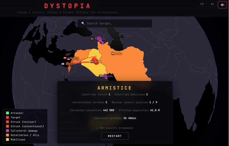 Click To End The World Chilling New Simulator That Lets Anyone Dystopia.