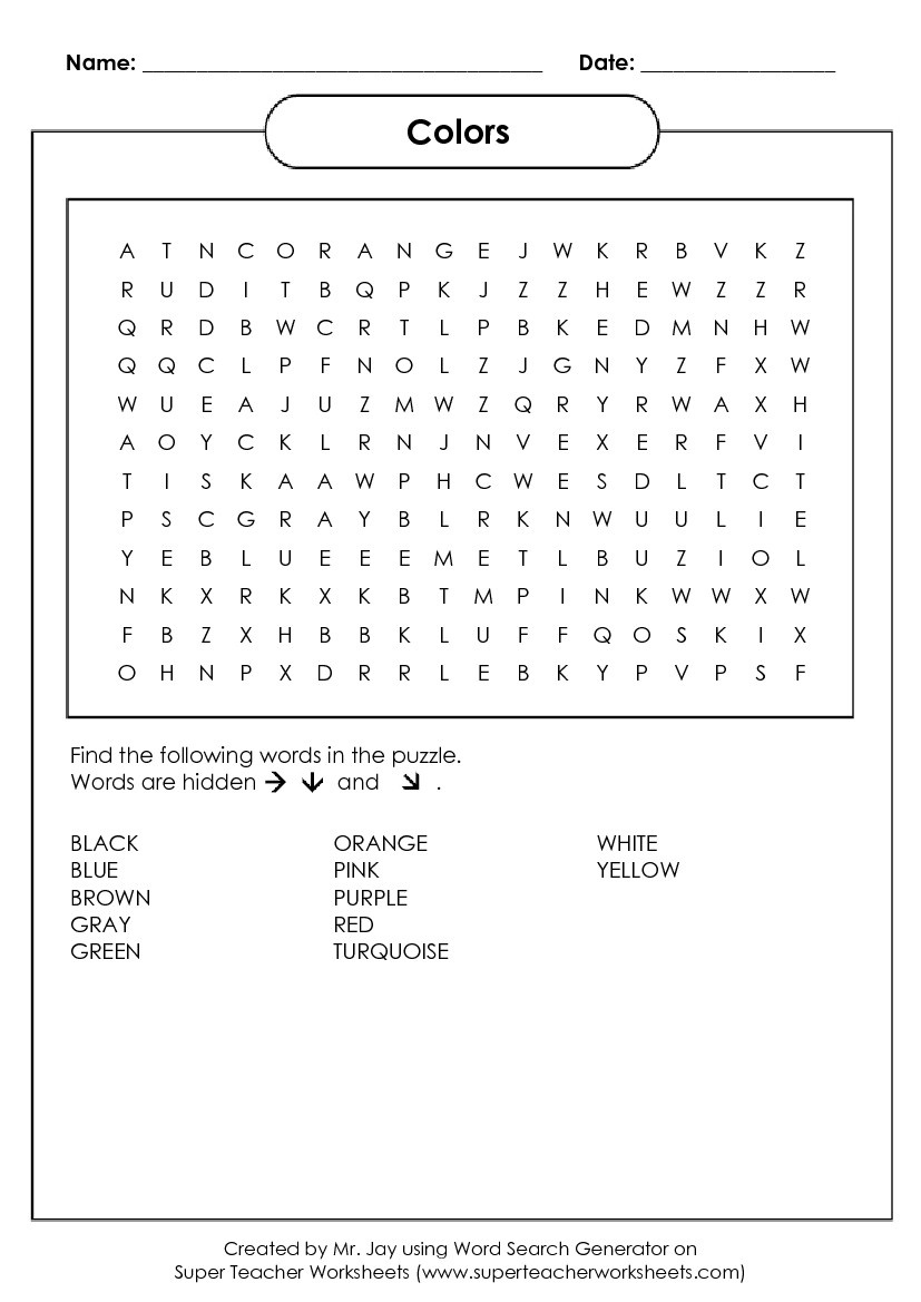 Spelling word worksheet maker