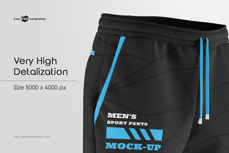 Creative sports mockup psd templates free download: Men S Sport Pants Mockup Free Psd Templates