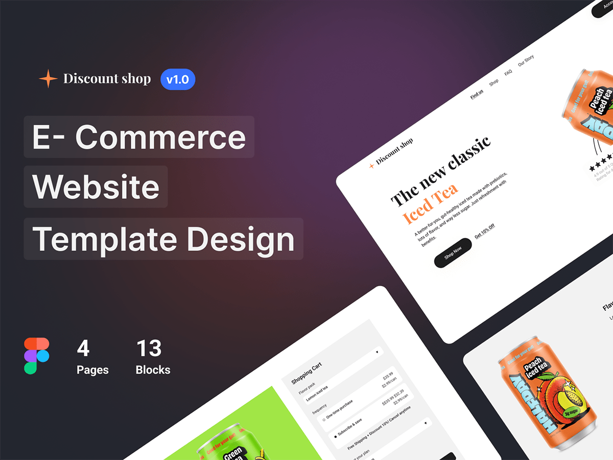 Discount Shop Template Pack by UIHut - Thumbnail