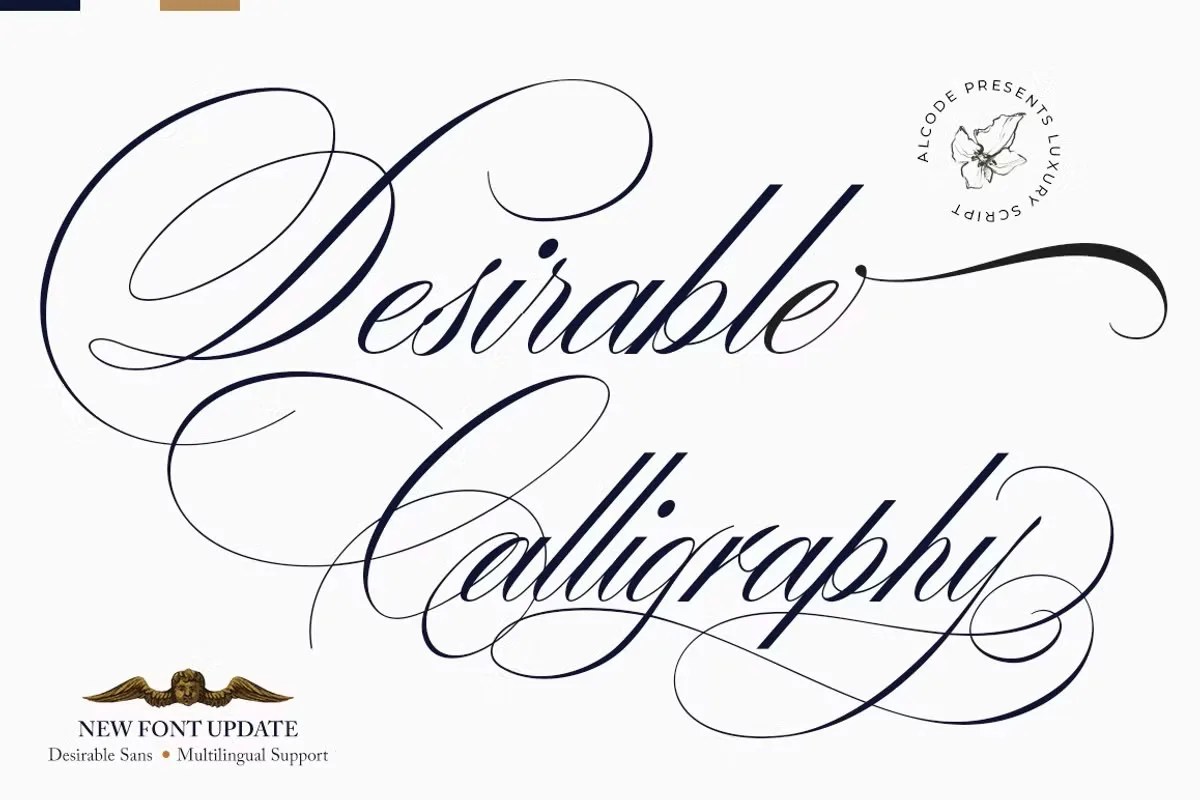 Desirable Calligraphy by Alcode - Img 01