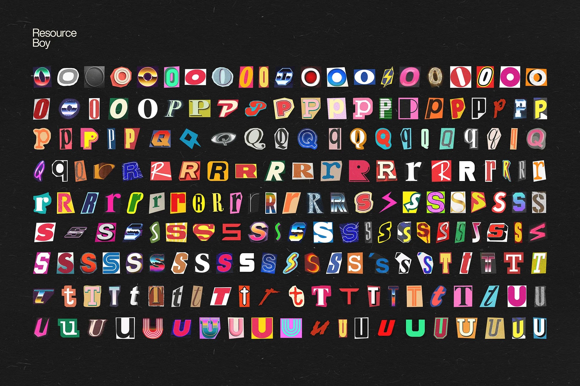 1000+ Ransom Note Letters by Resource Boy - Img 07