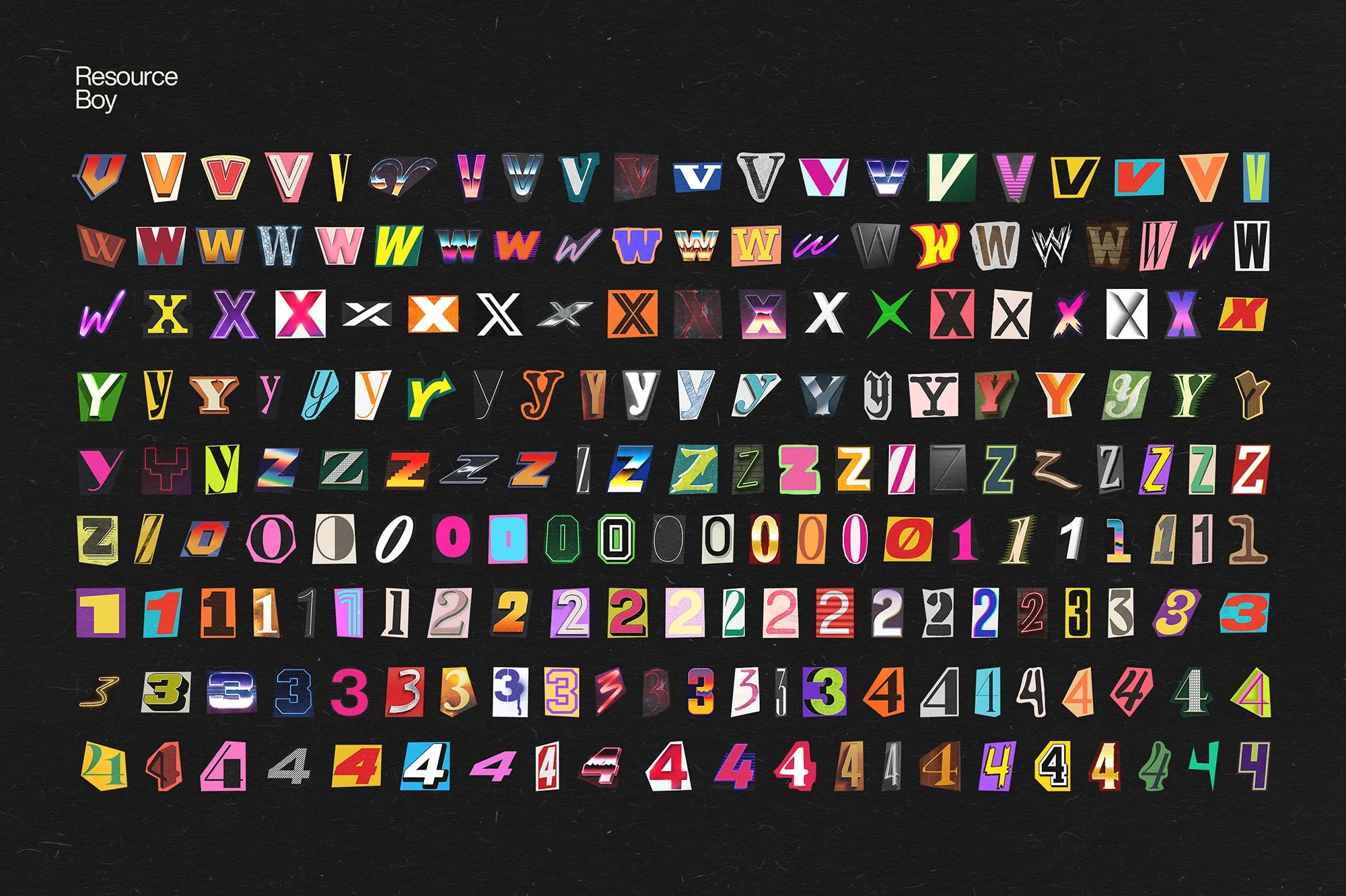 1000+ Ransom Note Letters by Resource Boy - Img 08