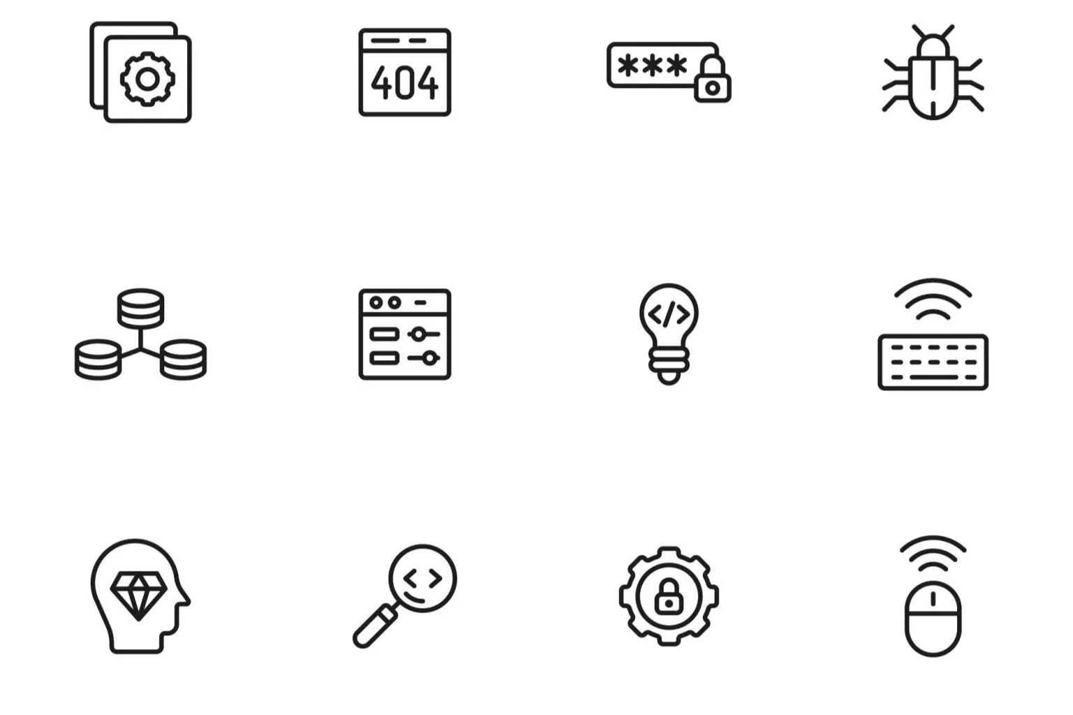 Computer Programming Icons by Unblast - 02