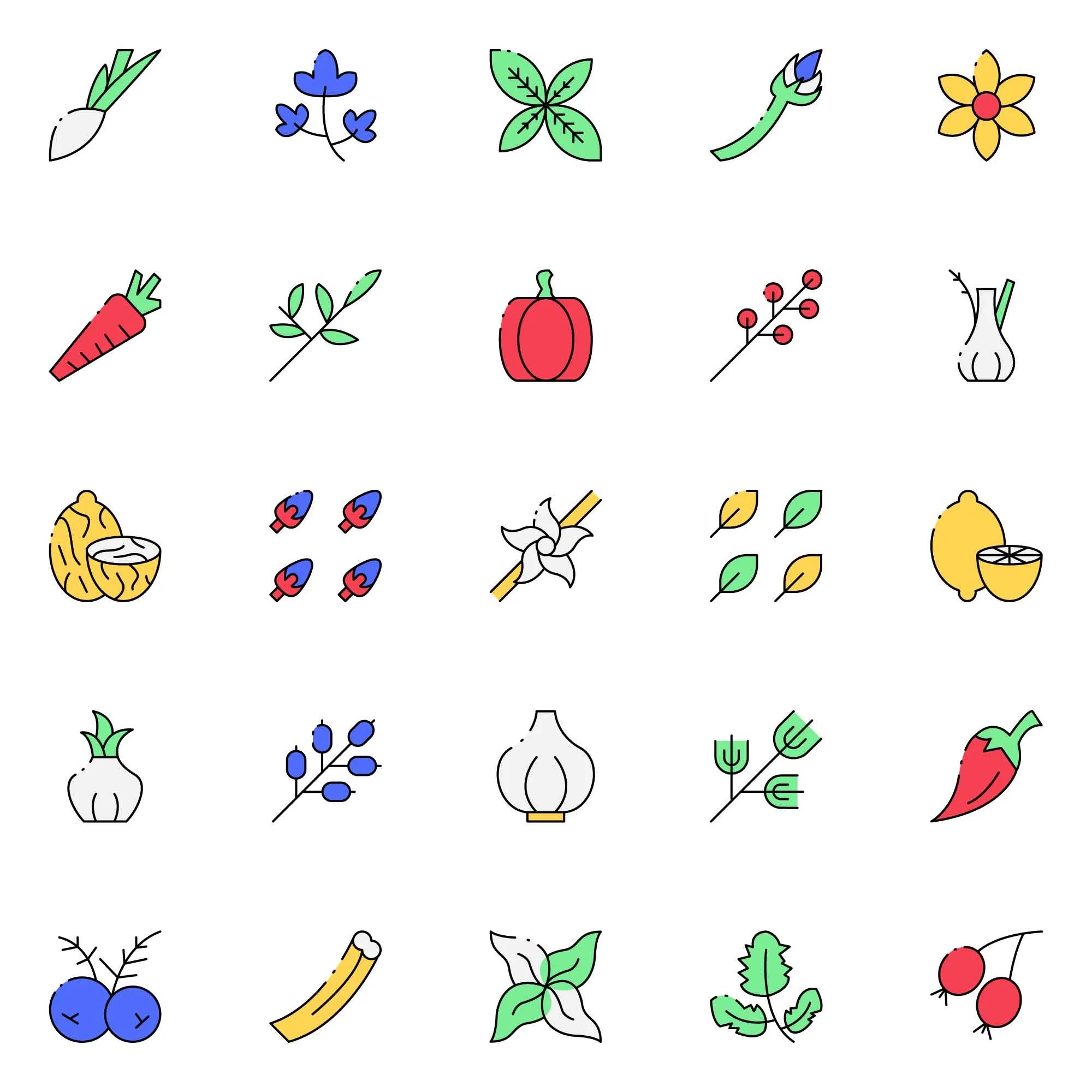Condiments Icons by Unblast
