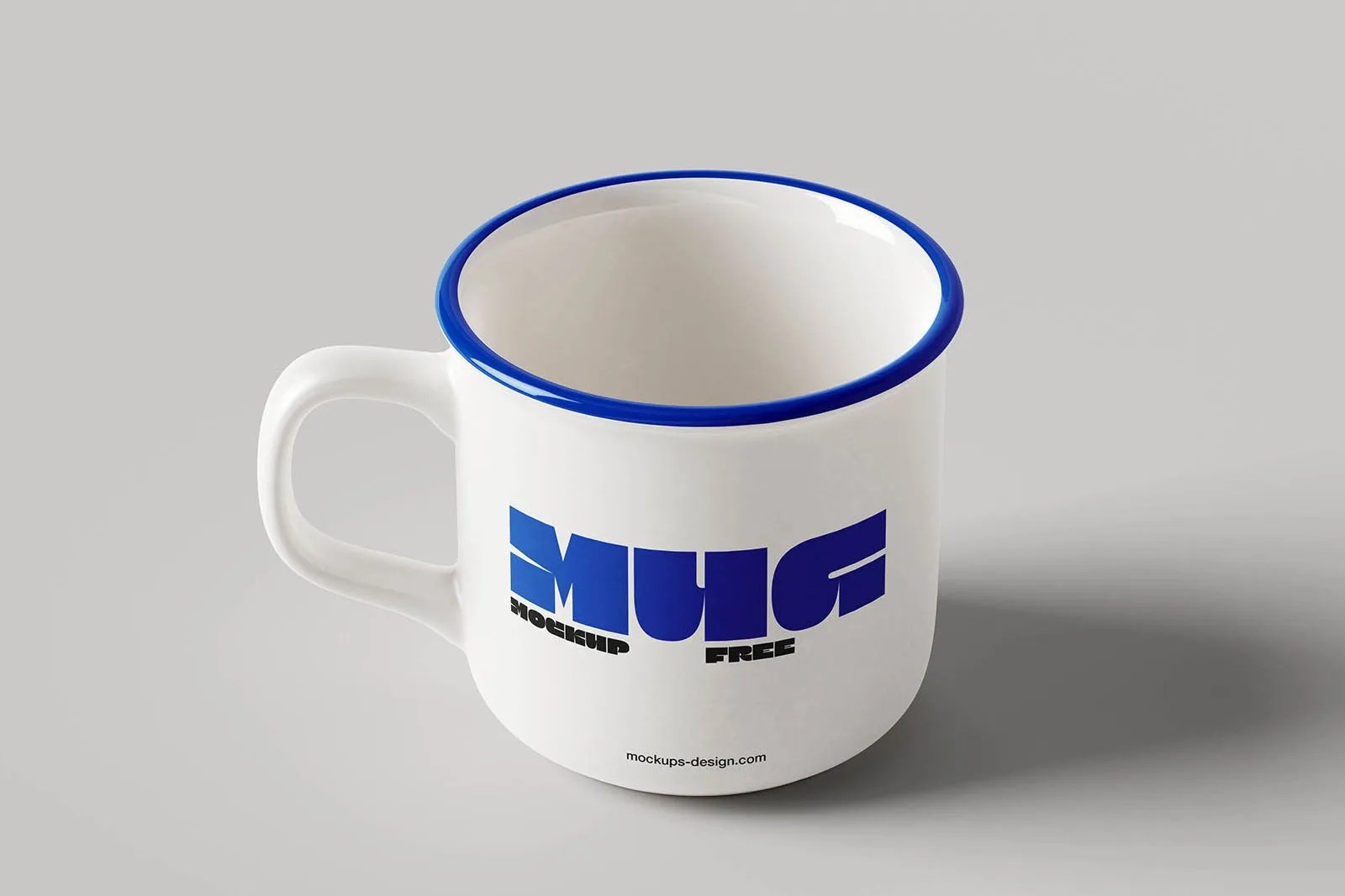 Enamel Style Rim Mug Mockup by Mockups Design - Img 01