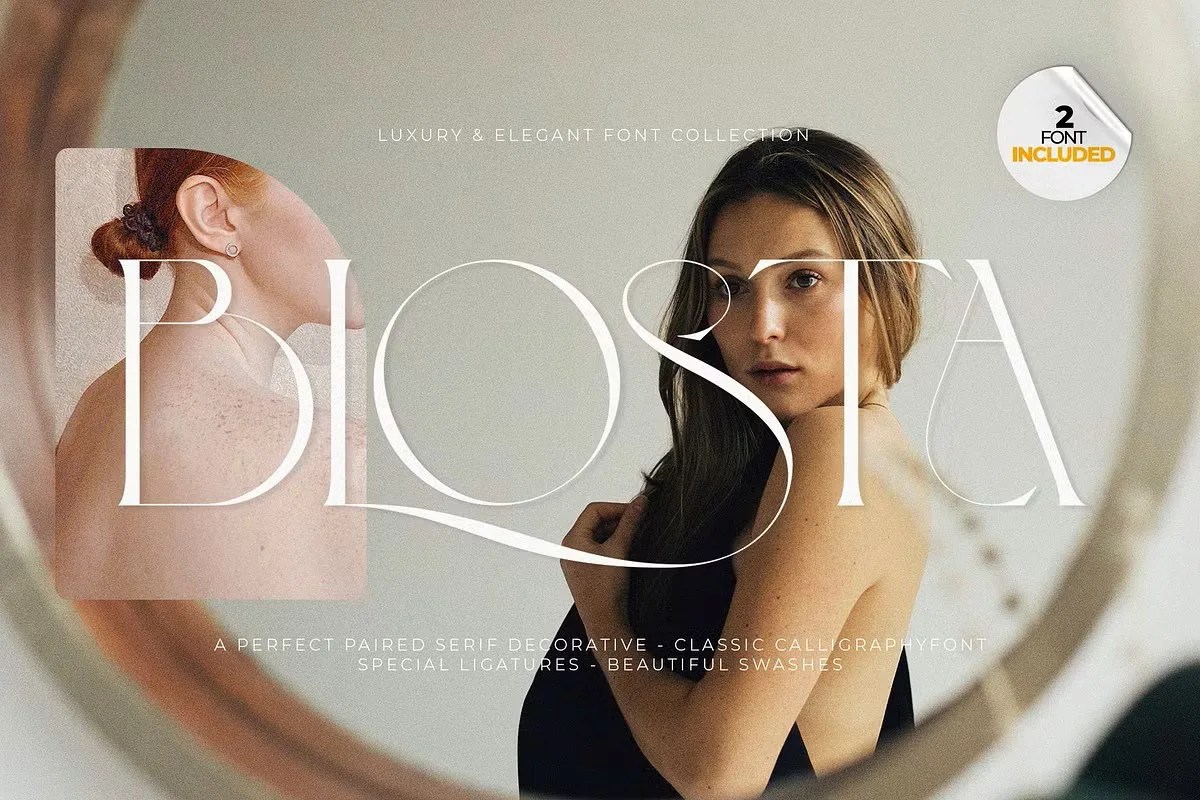 BLOSTA Font by Alcode - Img 01