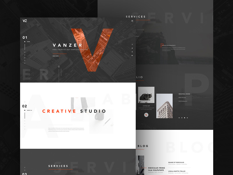 Find & download the most popular portfolio cover psd on freepik ✓ free for commercial use ✓ high quality images ✓ made for creative projects. Vanzer Free Elegant Portfolio Website Free Download