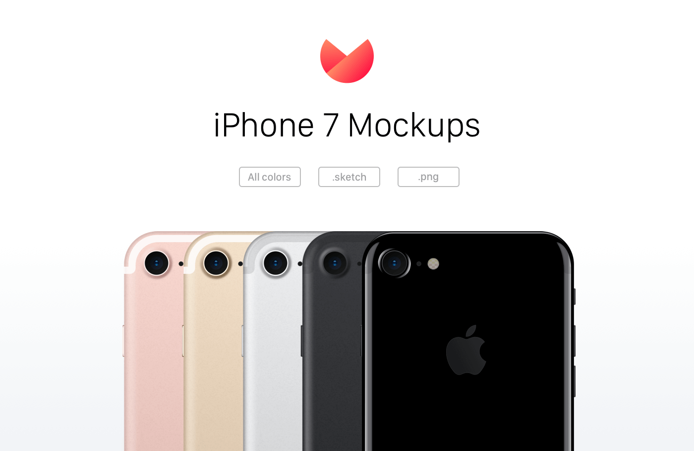 Png format is available of the design above. Free Iphone 7 Mockups All Colors Front And Back Freebiesui
