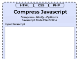 Ontools Js Compress Function Minify Javascript File Online