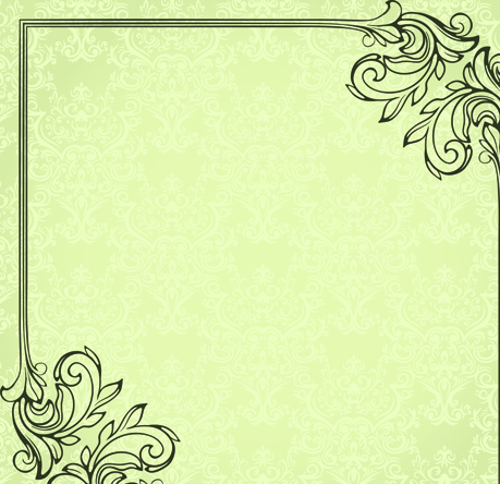 Set of Delicate frames design 