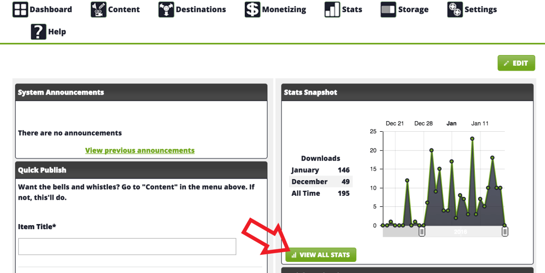 View all Stats Podcast Libsyn