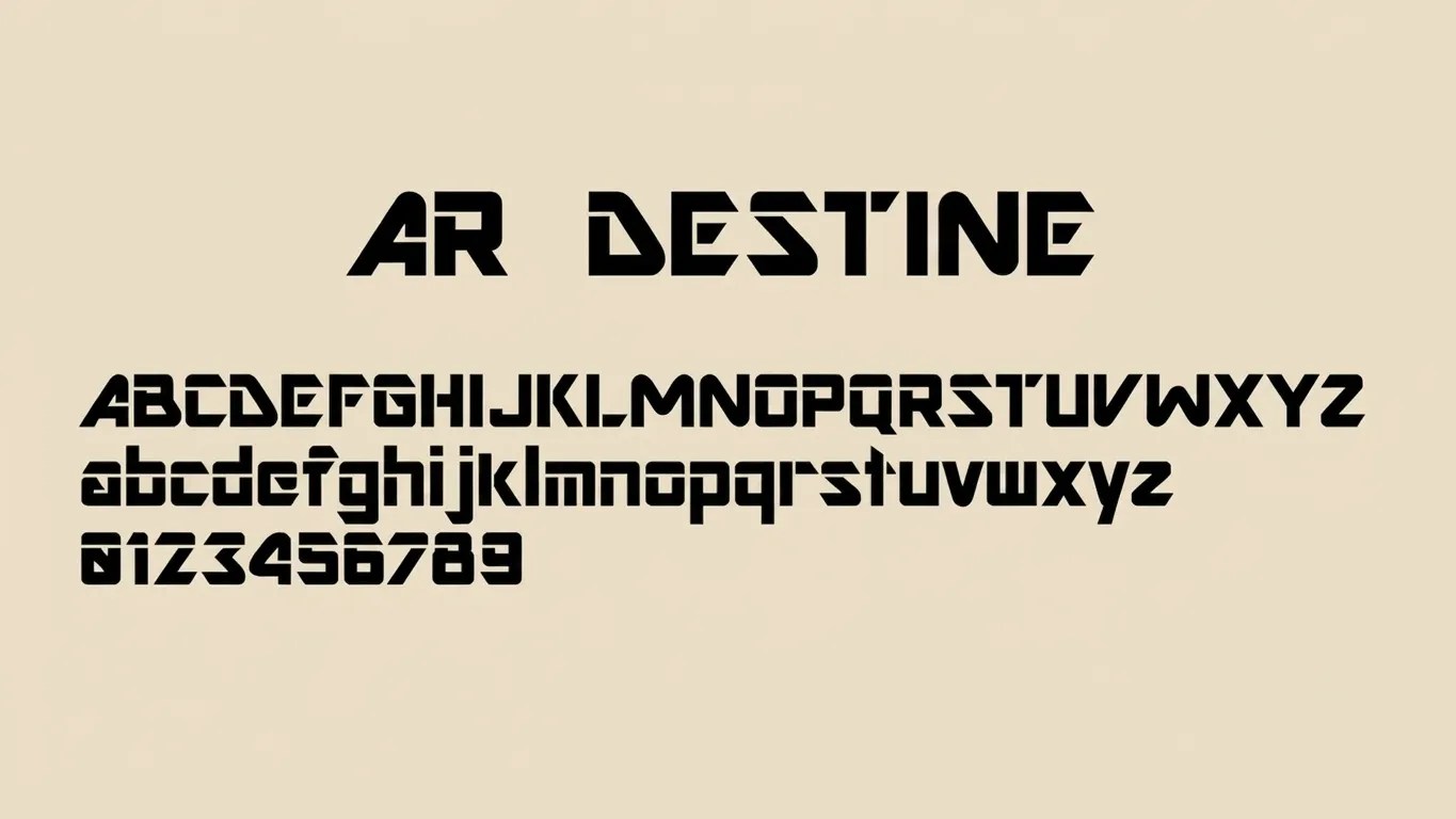 AR Destine Font Download