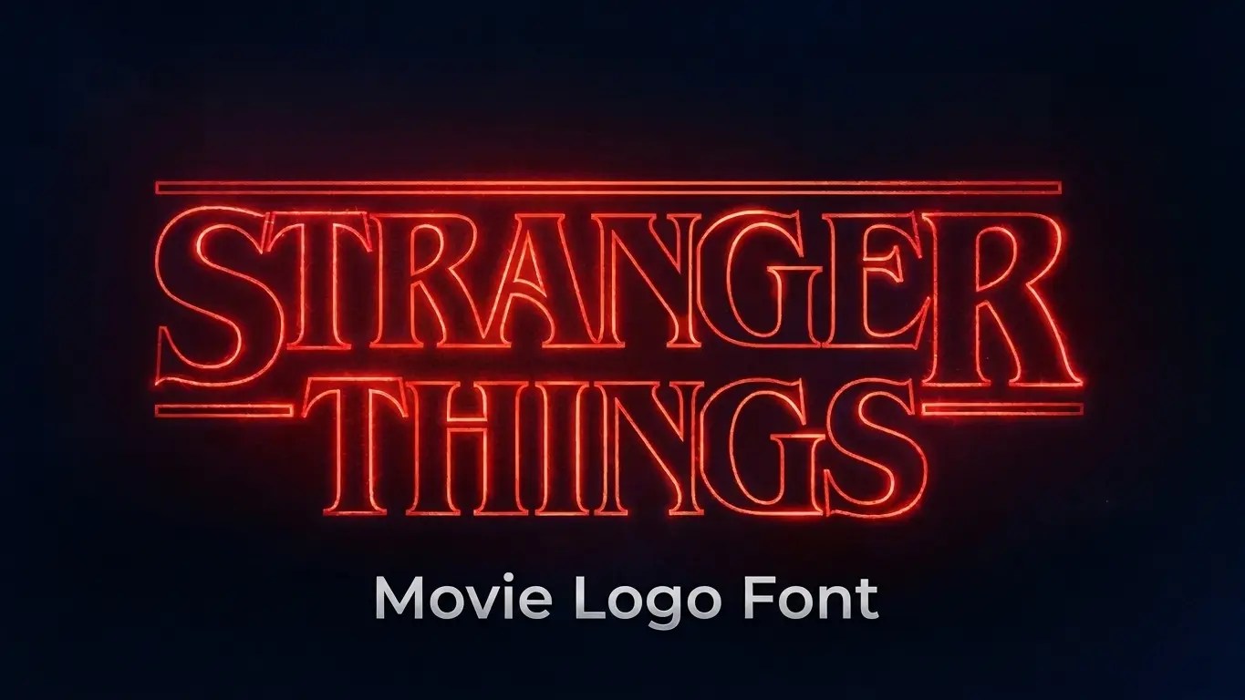Stranger Things Font Free Download (Movie Logo Font)