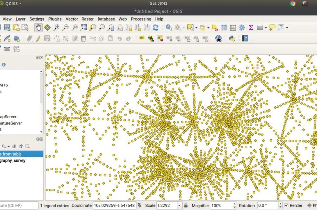 create points from a table in qgis
