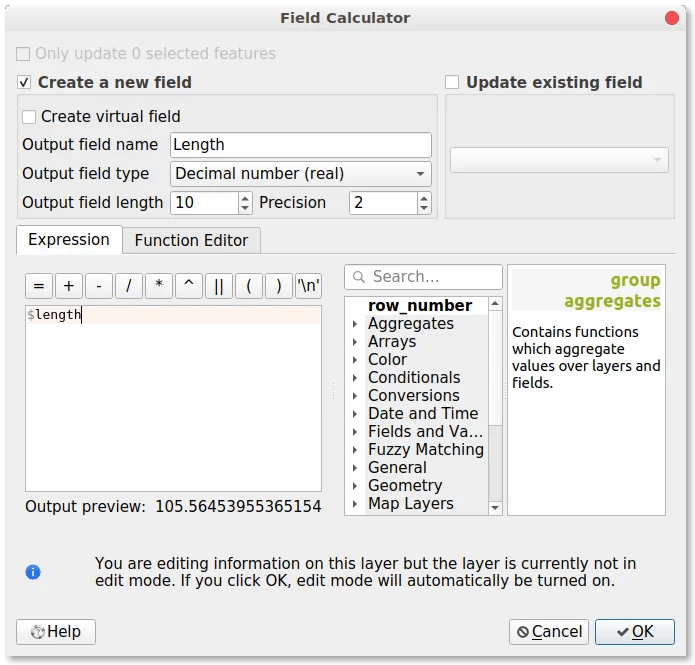 How to Calculate Length in QGIS GIS Tutorial