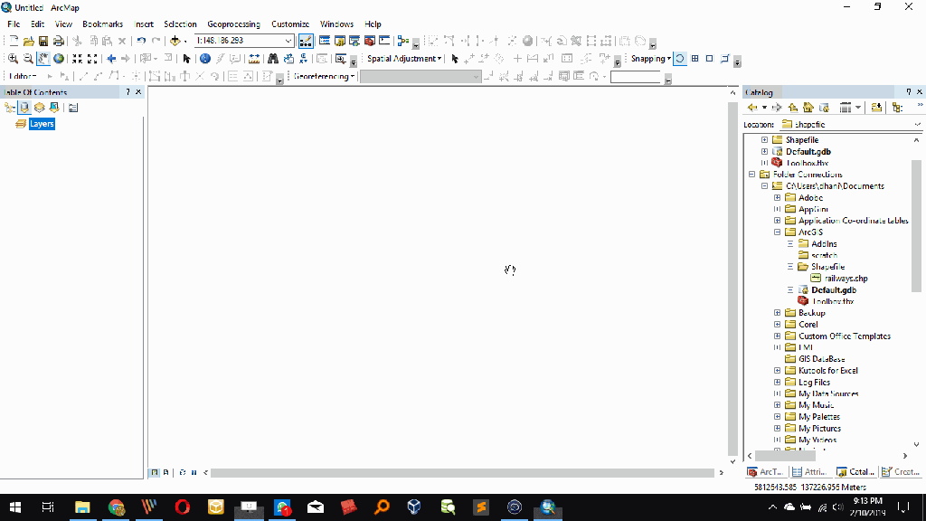 How to Create a New Shapefile on ArcGIS 10.6 - Free GIS Tutorial