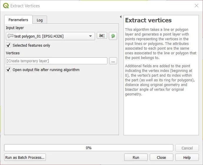 How to Extract Verticles from a Polygon in QGIS - Free GIS Tutorial