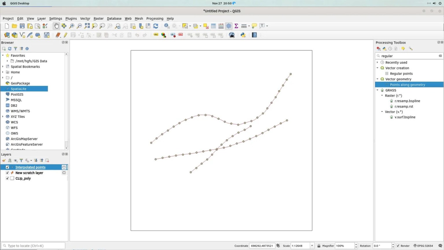 How to Create Regular Points Along the Line in QGIS GIS Tutorial